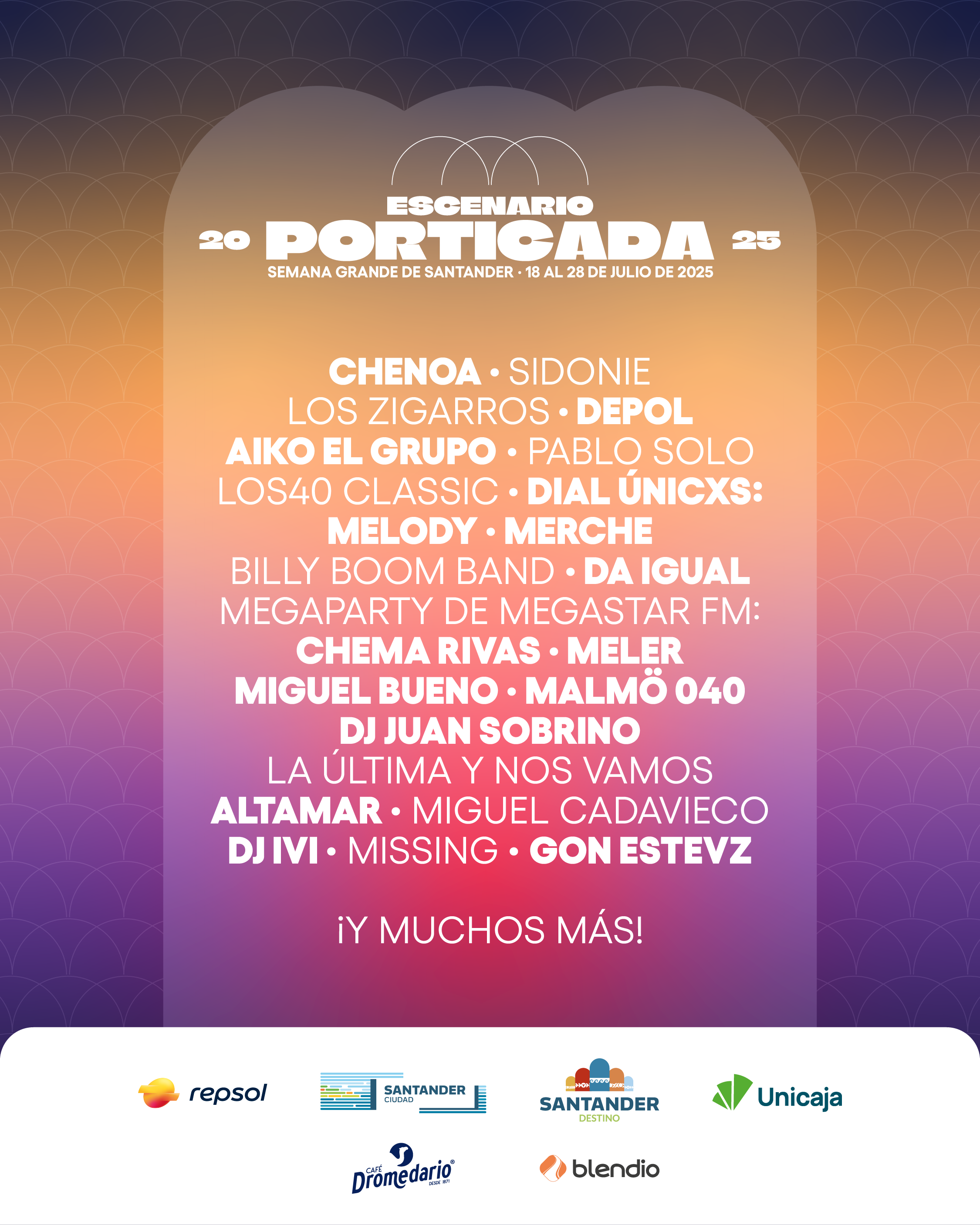Cartel Escenario Porticada