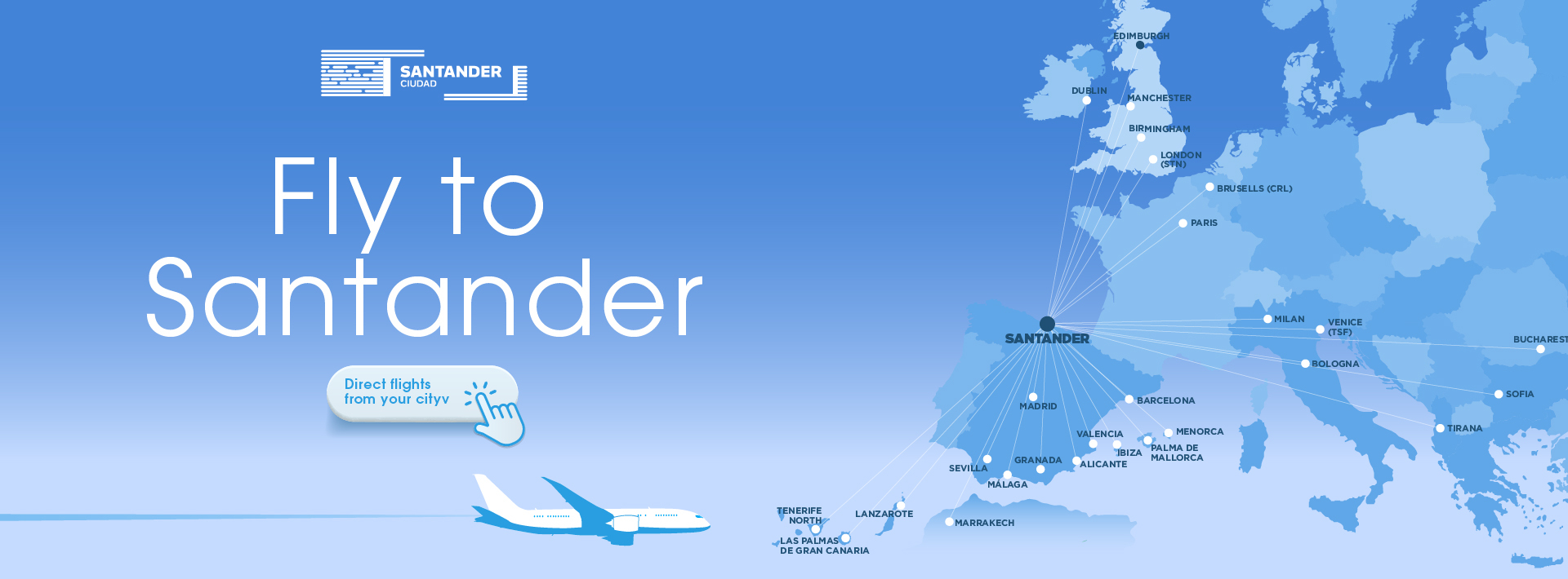 Fly to Santander
